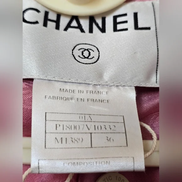 Chanel 01A Fantasy Tweed Pink Jacket 36Fr - Picture 10 of 15